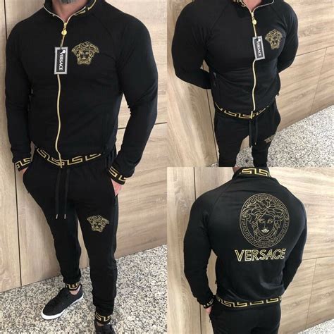 versace full tracksuit men's